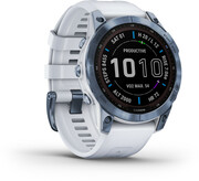 Garmin Fenix 7 Sapphire Solar Smartwatch with QuickFit Watch Band 22mm, biały/niebieski 2022 Monitory aktywności Garmin 010-02540-25