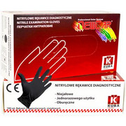 NewCar Rękawiczki nitrylowe jednorazowe (czarne) rozmiar L