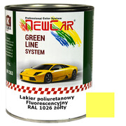 NewCar Lakier poliuretanowy 2K FLUORESCENCYJNY RAL 1026 ŻÓŁTY 1L FLUOR