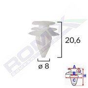 Spinka tapicerska BMW H-20,6 ?-8