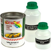 NewCar Lakier poliuretanowy RAL 3000 połysk 3:1 kpl. (1L+utw.+roz.)