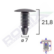 Spinka tapicerska Honda Kia Hyundai Lexus Subaru Toyota Suzuki H-21,8 H 21,8 ?-7