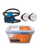 Secura Maska Lakiernicza 3100 LAK zestaw z filtrami A1 + P2