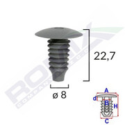 Spinka tapicerska OPEL MERCEDES VW AUDI FORD H-22,7 ?-8