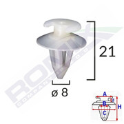 Spinka tapicerska AUDI BMW SEAT VW H-21 ?-8