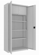 Metalowa szafa biurowa z drzwiami skrzydłowymi SBM 204 M LX