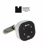 Zamek elektroniczny szyfrowy Roxi-C Hakner mat chrom L-30mm
