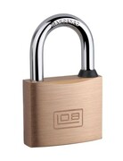 Kłódka KD50 mosiężna, zatrzaskowa LOB