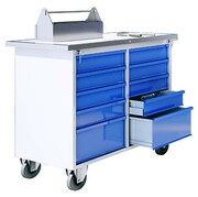 Szafka warsztatowa SZWN 252 na kółkach