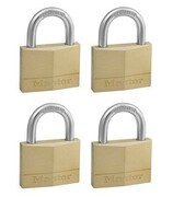 140EURQNOP Zestaw czterech kłódek otwieranych jednym kluczem Master Lock