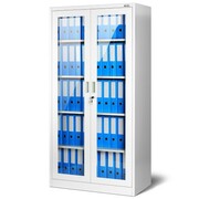 Szafa przeszklona AMELIA, 900 x 1850 x 400 mm, biała