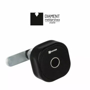 Zamek elektroniczny Roxi-F Hakner czarny mat L-30mm