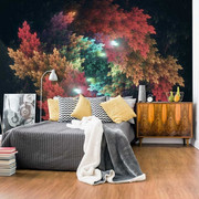 Fototapeta - Kolorowy las Artgeist
