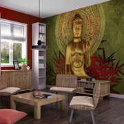 Fototapeta - Złoty Budda Artgeist
