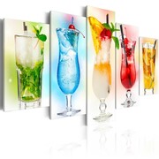 Obraz - Tęczowe drinki Artgeist