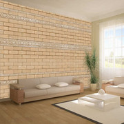 Fototapeta - Mur ze zdobieniami Artgeist
