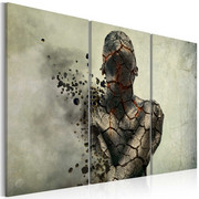 Obraz - The man of stone - triptych Artgeist