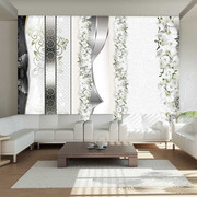 Fototapeta - Parada orchidei w odcieniach szarości Artgeist