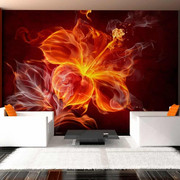 Fototapeta - Ognisty kwiat Artgeist