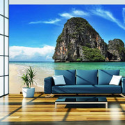 Fototapeta - Egzotyczny krajobraz - plaża Railay, Tajlandia Artgeist