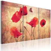 Obraz - Maki w stylu vintage Artgeist