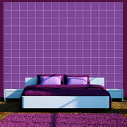 Fototapeta - Jagodowa geometria Artgeist