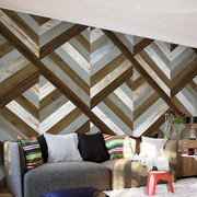 Fototapeta - Drewniana matnia Artgeist