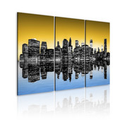 Obraz - NYC lustrzane odbicie - tryptyk Artgeist