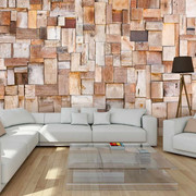 Fototapeta - Modrzewiowa mozaika Artgeist