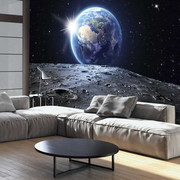 Fototapeta - Widok na Niebieską Planetę Artgeist