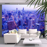 Fototapeta - Nieśmiałe światła Chicago o zmroku Artgeist