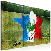 Obraz - Vive la France - tryptyk Artgeist