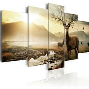 Obraz - Tundra i jelenie Artgeist
