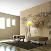 Fototapeta - Mapa odkrywców Artgeist