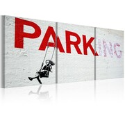 Obraz - Dziewczynka na huśtawce (Banksy) Artgeist