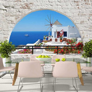 Fototapeta - Lato na Santorini Artgeist