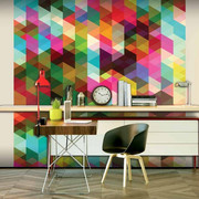 Fototapeta - Kolorowa geometria Artgeist