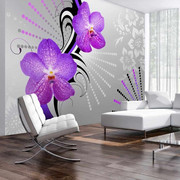 Fototapeta - Fioletowe wibracje Artgeist