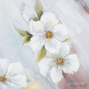 Obraz ręcznie malowany - CHERRY - Eurofirany 60x60