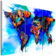 Obraz - Tęczowa mapa Artgeist