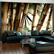Fototapeta - Fog and bamboo forest Artgeist