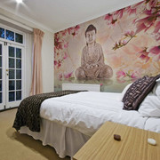 Fototapeta - Budda i magnolia Artgeist