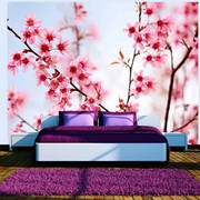 Fototapeta - Symbol Japonii - kwiaty wiśni sakura Artgeist