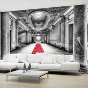 Fototapeta - Tajemnica marmuru - czarno-biała Artgeist