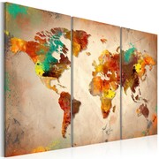 Obraz - Painted World - triptych Artgeist