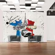 Fototapeta - Admirer of cars (France) Artgeist