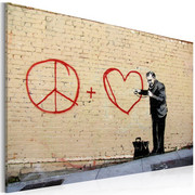Obraz - Lekarz pacyfista (Banksy) Artgeist