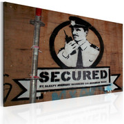 Obraz - Jesteśmy bezpieczni (Banksy) Artgeist