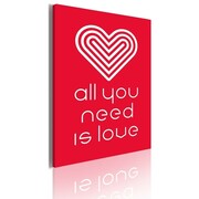 Obraz - All you need is love Artgeist