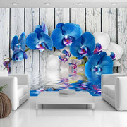 Fototapeta - Kobaltowa orchidea Artgeist